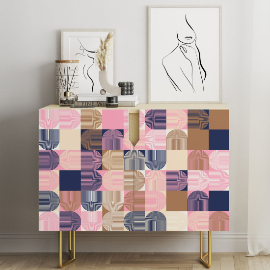 Furniture Sticker - Geometric pattern