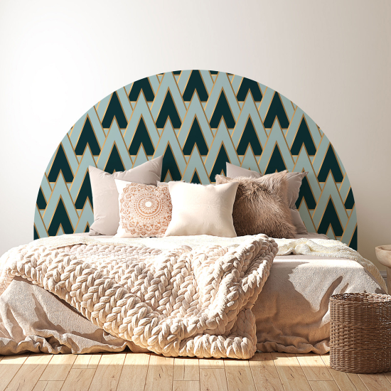 Headboard Wall Sticker - Elegant pattern