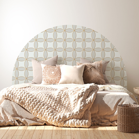 Headboard Wall Sticker - Elegant pattern