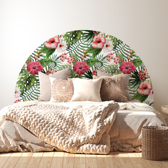 Headboard Wall Sticker - Flowers