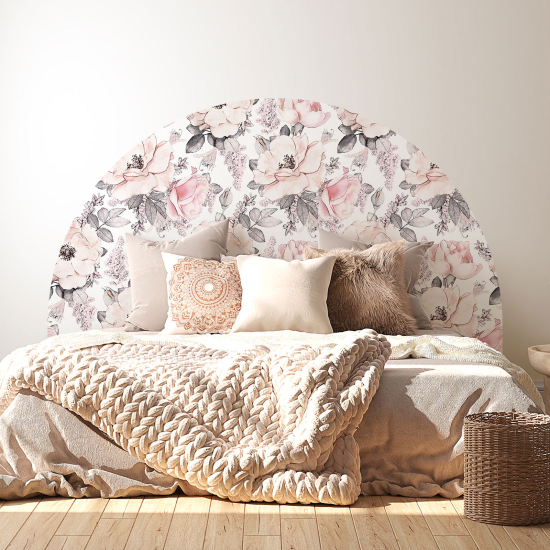 Headboard Wall Sticker - Flowers