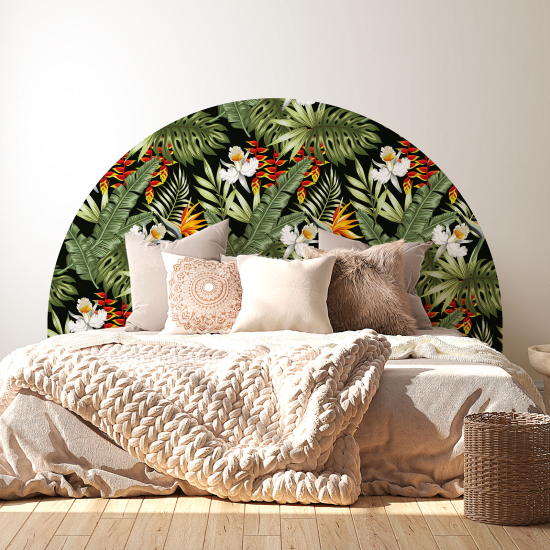 Headboard Wall Sticker - Flowers