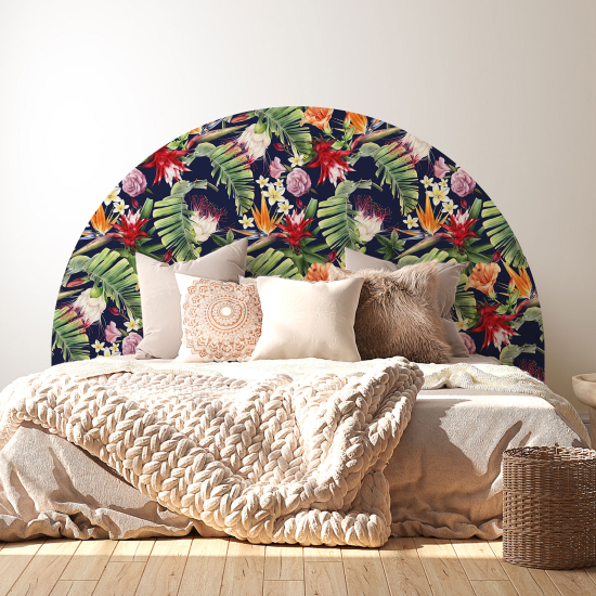 Headboard Wall Sticker - Flowers