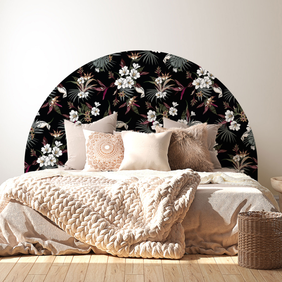 Headboard Wall Sticker - Flowers