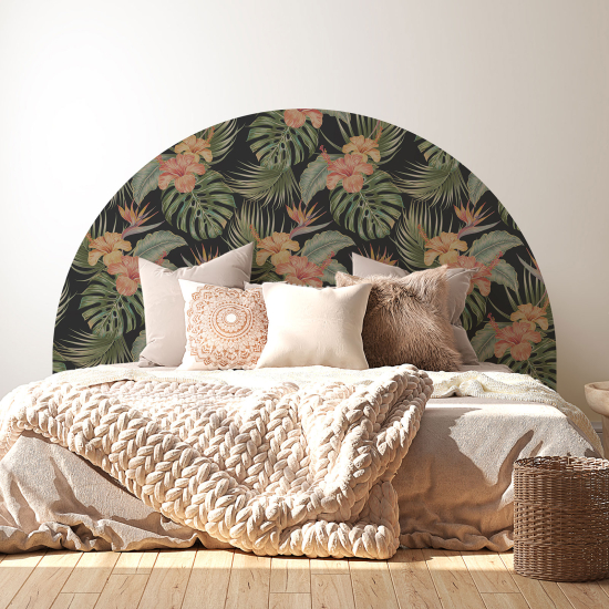 Headboard Wall Sticker - Flowers