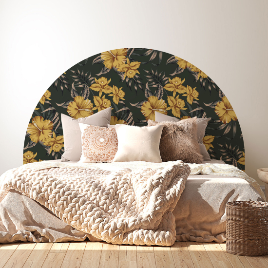 Headboard Wall Sticker - Flowers