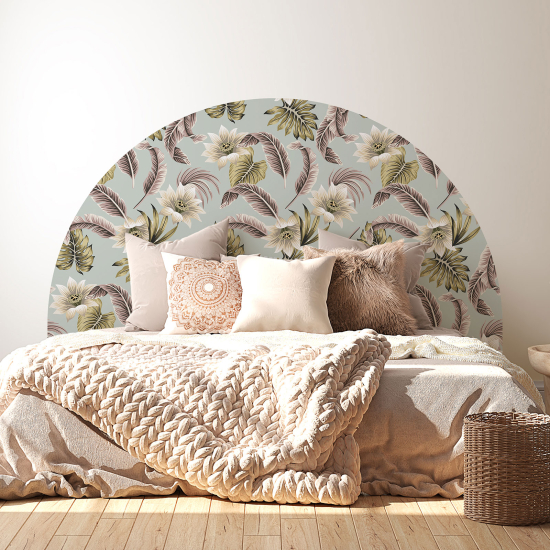 Headboard Wall Sticker - Flowers