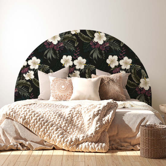 Headboard Wall Sticker - Flowers