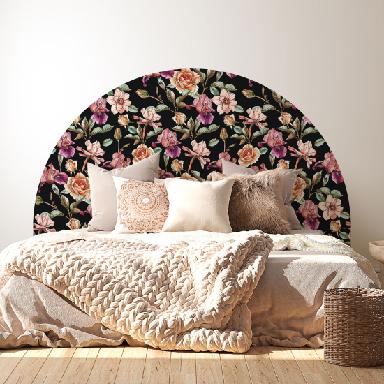 Headboard Wall Sticker - Flowers