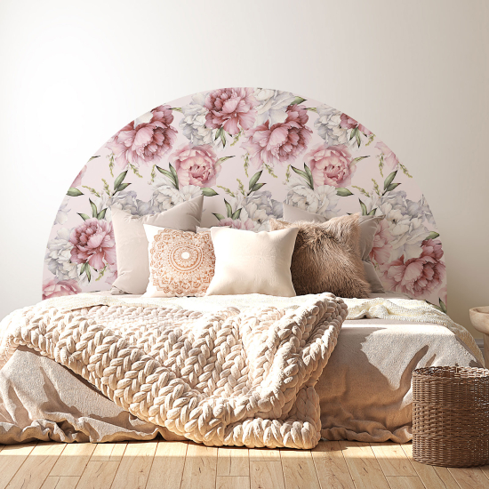 Headboard Wall Sticker - Flowers