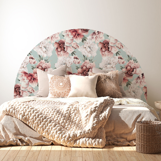 Headboard Wall Sticker - Flowers