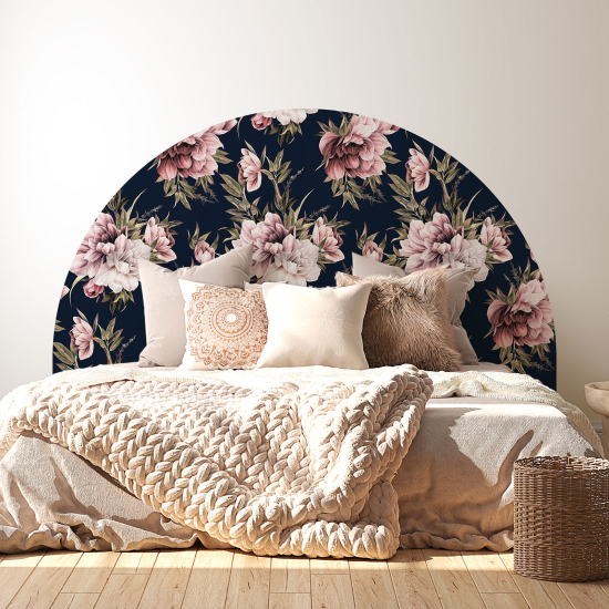 Headboard Wall Sticker - Flowers