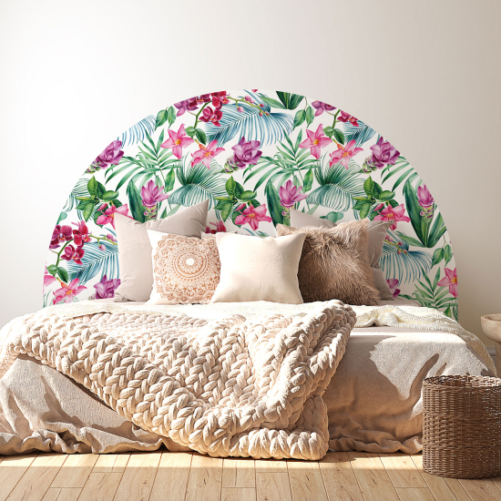 Headboard Wall Sticker - Flowers