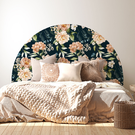 Headboard Wall Sticker - Flowers