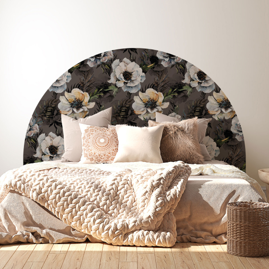 Headboard Wall Sticker - Flowers