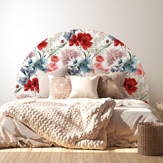 Headboard Wall Sticker - Flowers