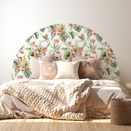 Headboard Wall Sticker - Flowers