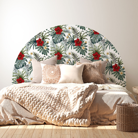 Headboard Wall Sticker - Flowers