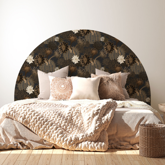 Headboard Wall Sticker - Flowers