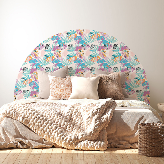 Headboard Wall Sticker - Flowers