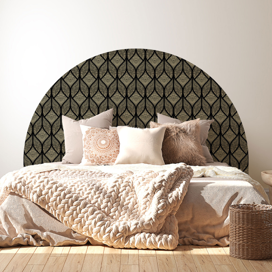 Headboard Wall Sticker - Geometric pattern