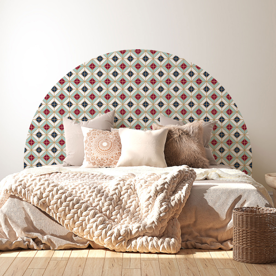 Headboard Wall Sticker - Geometric Pattern