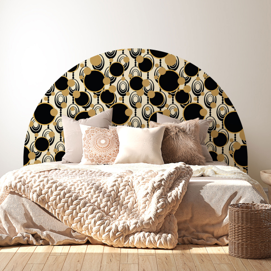 Headboard Wall Sticker - Geometric pattern