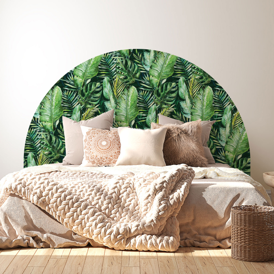 Headboard Wall Sticker - Leaves