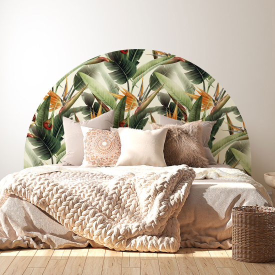 Headboard Wall Sticker - Leaves