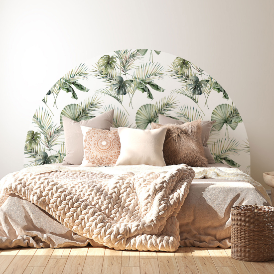 Headboard Wall Sticker - Leaves