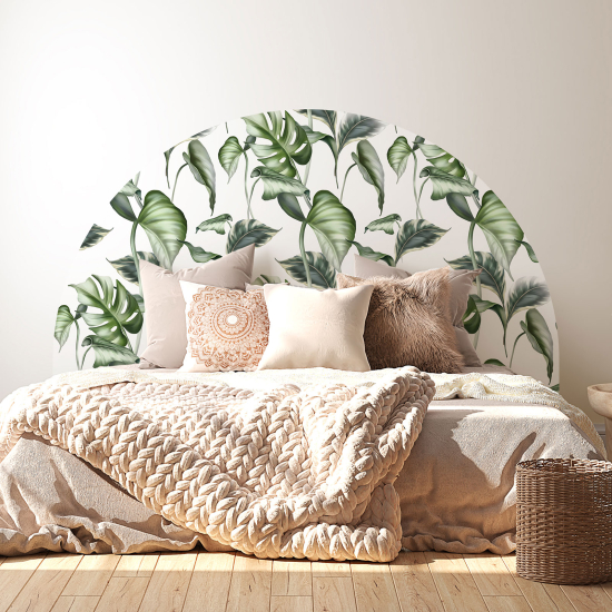 Headboard Wall Sticker - Leaves