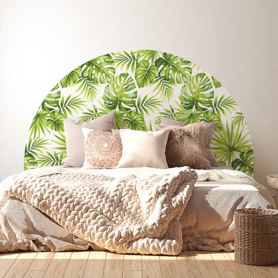 Headboard Wall Sticker - Leaves