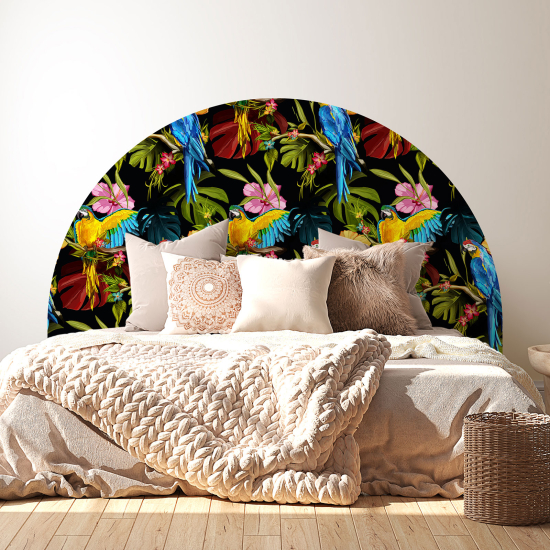 Headboard Wall Sticker - Parrots