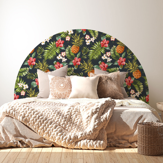 Headboard Wall Sticker - Tropical Pattern