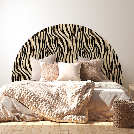 Headboard Wall Sticker - Zebra pattern