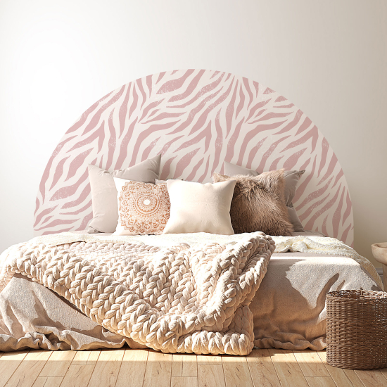 Headboard Wall Sticker - Zebra pattern