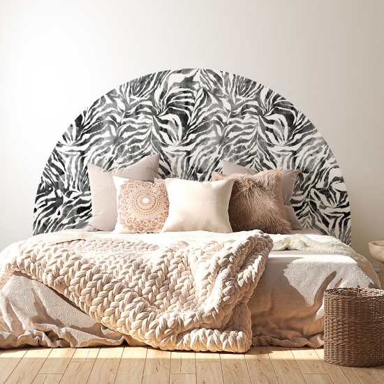 Headboard Wall Sticker - Zebra pattern