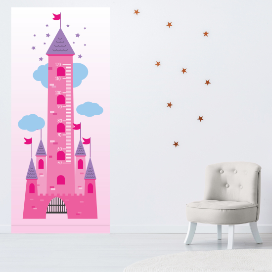 Height Chart Wall Sticker - Castle