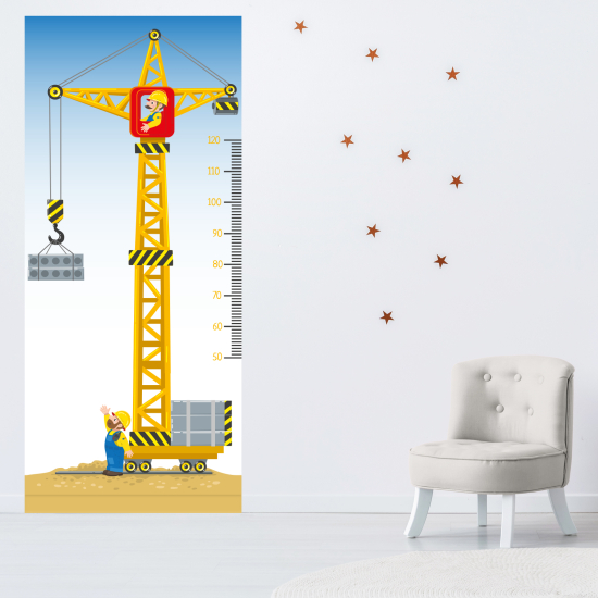 Height Chart Wall Sticker - Crane