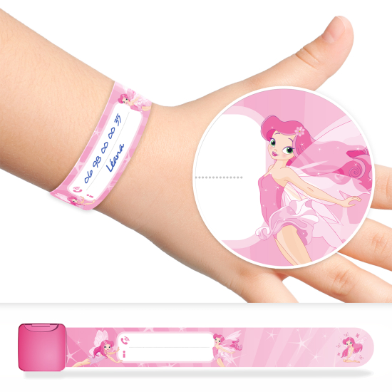 ID Wristband for Kids - fairies