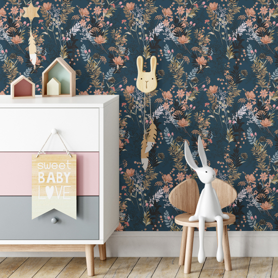 Kid Wall Mural - Wallpaper - Floral