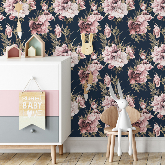 Kid Wall Mural - Wallpaper - Floral