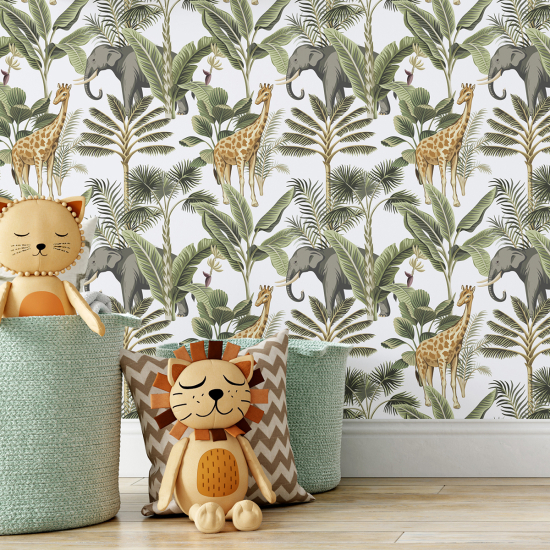 Kid Wall Mural - Wallpaper - Jungle