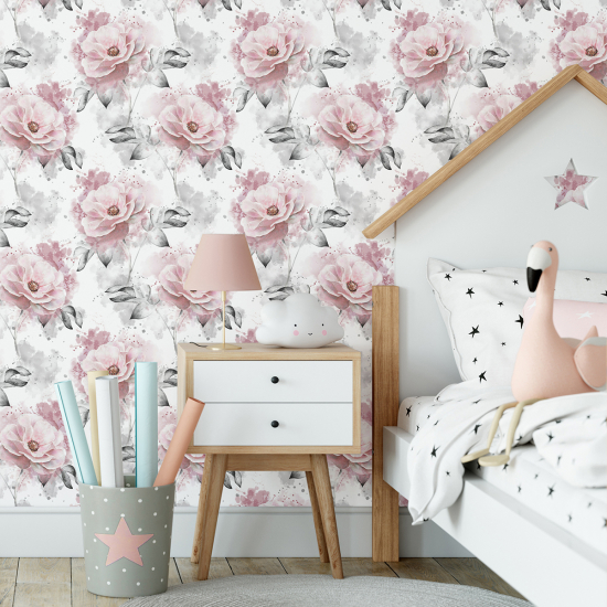 Kid Wall Mural - Wallpaper - Roses