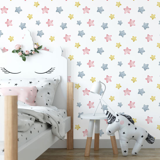 Kid Wall Mural - Wallpaper - Stars