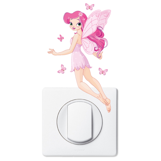 Light Switch Sticker - Butterfly Fairy