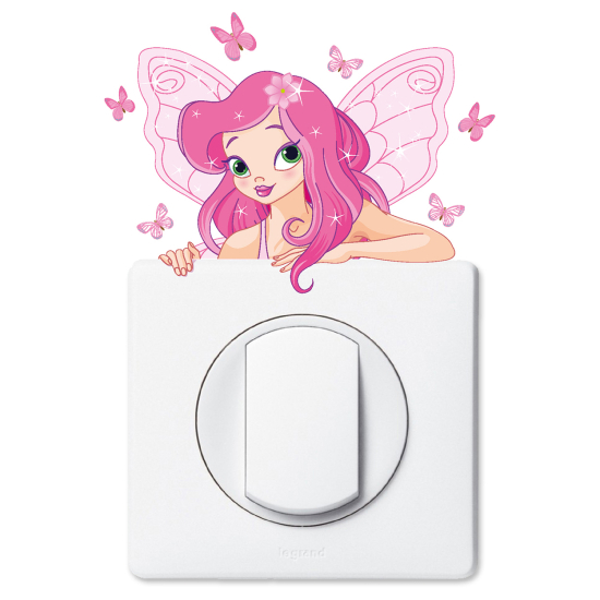 Light Switch Sticker - Butterfly Fairy