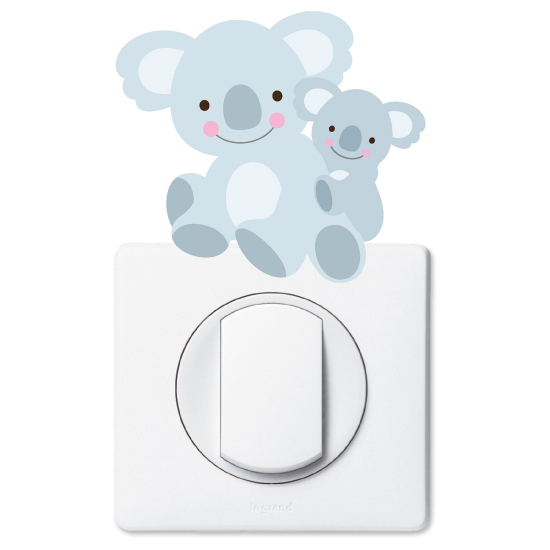 Light Switch Sticker - Koalas