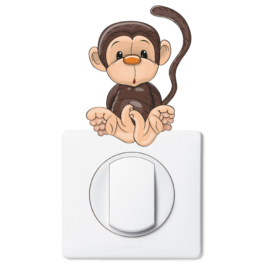 Light Switch Sticker - Monkey