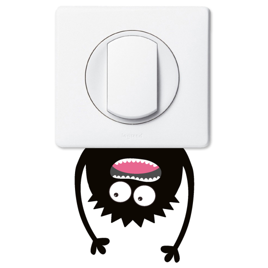 Light Switch Sticker - Monster